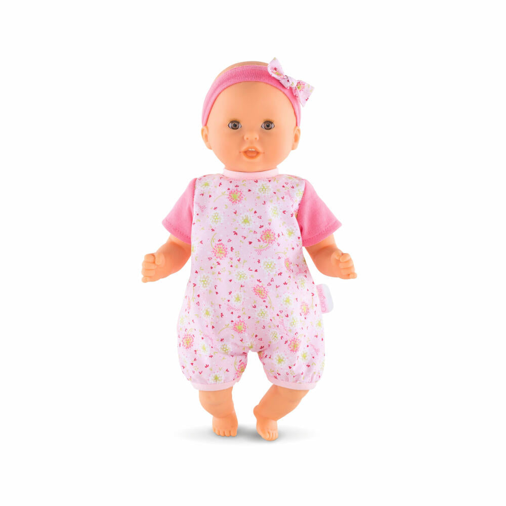 Corolle MPP Calin Melodies and Bussi, soft body doll with sleeping eyes, baby doll, doll, with vanilla scent, 9000100100