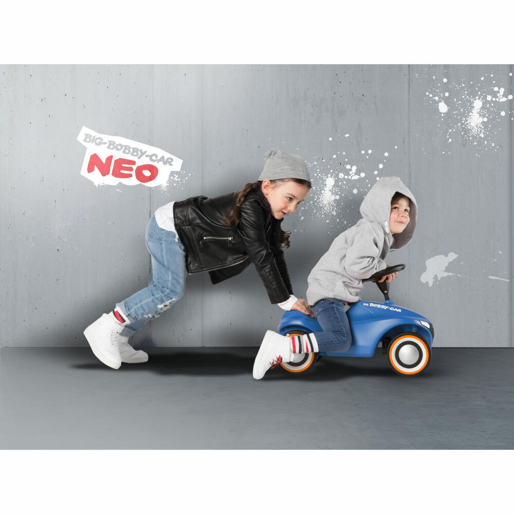 BIG Bobby-Car-Neo, Bobbycar, Bobby Car, Rutschauto, Rutschfahrzeug, Kinder Auto, Neue Generation, Blau, 800056241