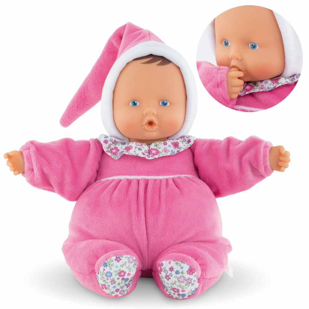 Corolle MDC Babipouce 1001 Blume, Schmusepuppe, Weichkörperpuppe, Babypuppe, Puppe, mit Vanilleduft, 9000020090