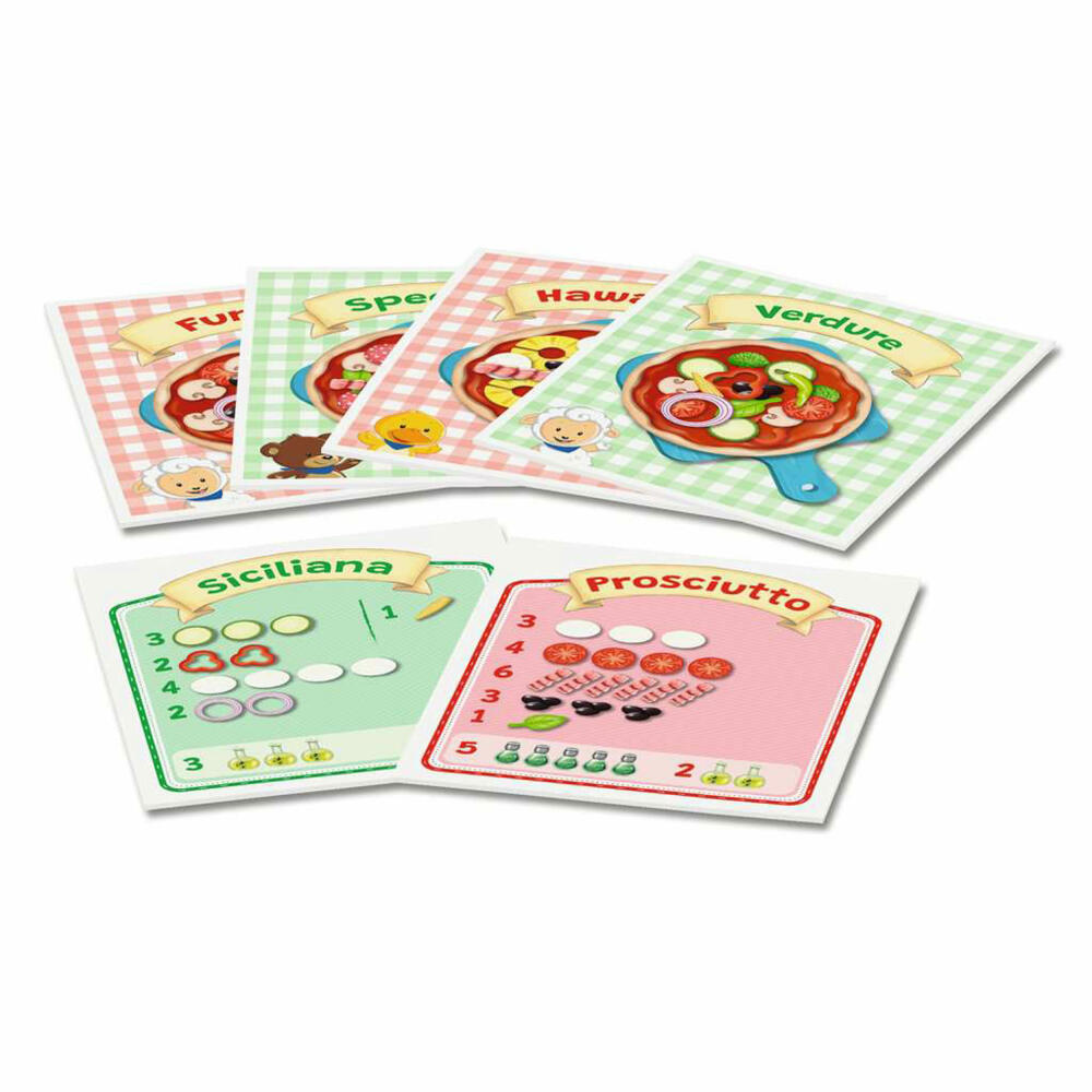 Ravensburger ministeps 1, 2, 3 Pizzabäckerei, Brettspiel, Kinderspiel, Kinder Spiel, ab 2 Jahren, 04586