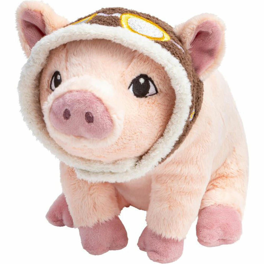 Creativ Company Maybe Plush Pig by Kobi Yamada, Plush Pig with Aviator Glasses