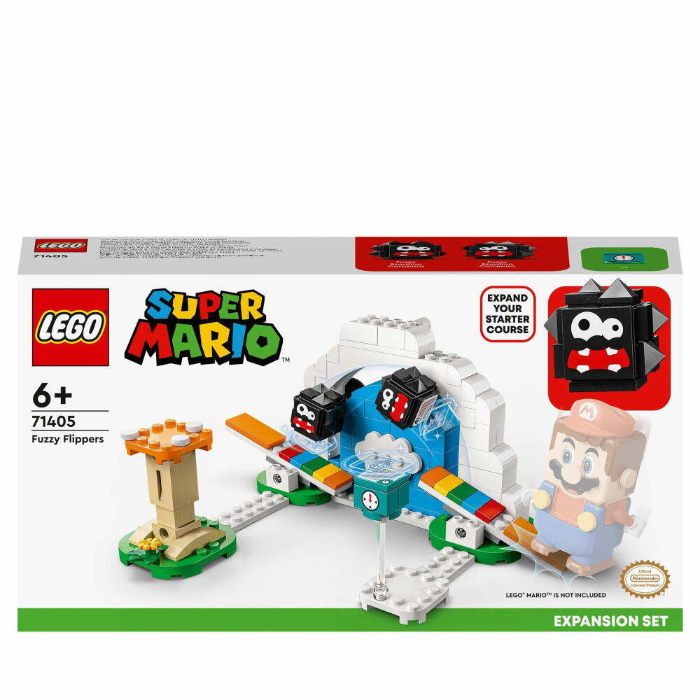 LEGO Super Mario Fuzzy-Flipper Erweiterungsset, 154-tlg., Bauset, Erweiterung, Ergänzung, Bausteine, Spielzeug, ab 6 Jahre, 71405