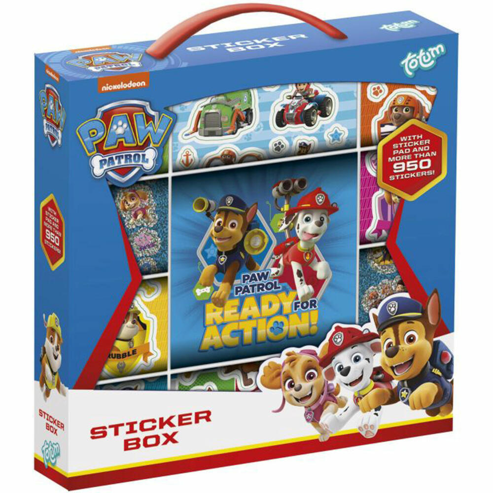 Totum Paw Patrol Sticker Box, Adhesive Pictures, Craft Material, Crafts, from 3 Years, 720220