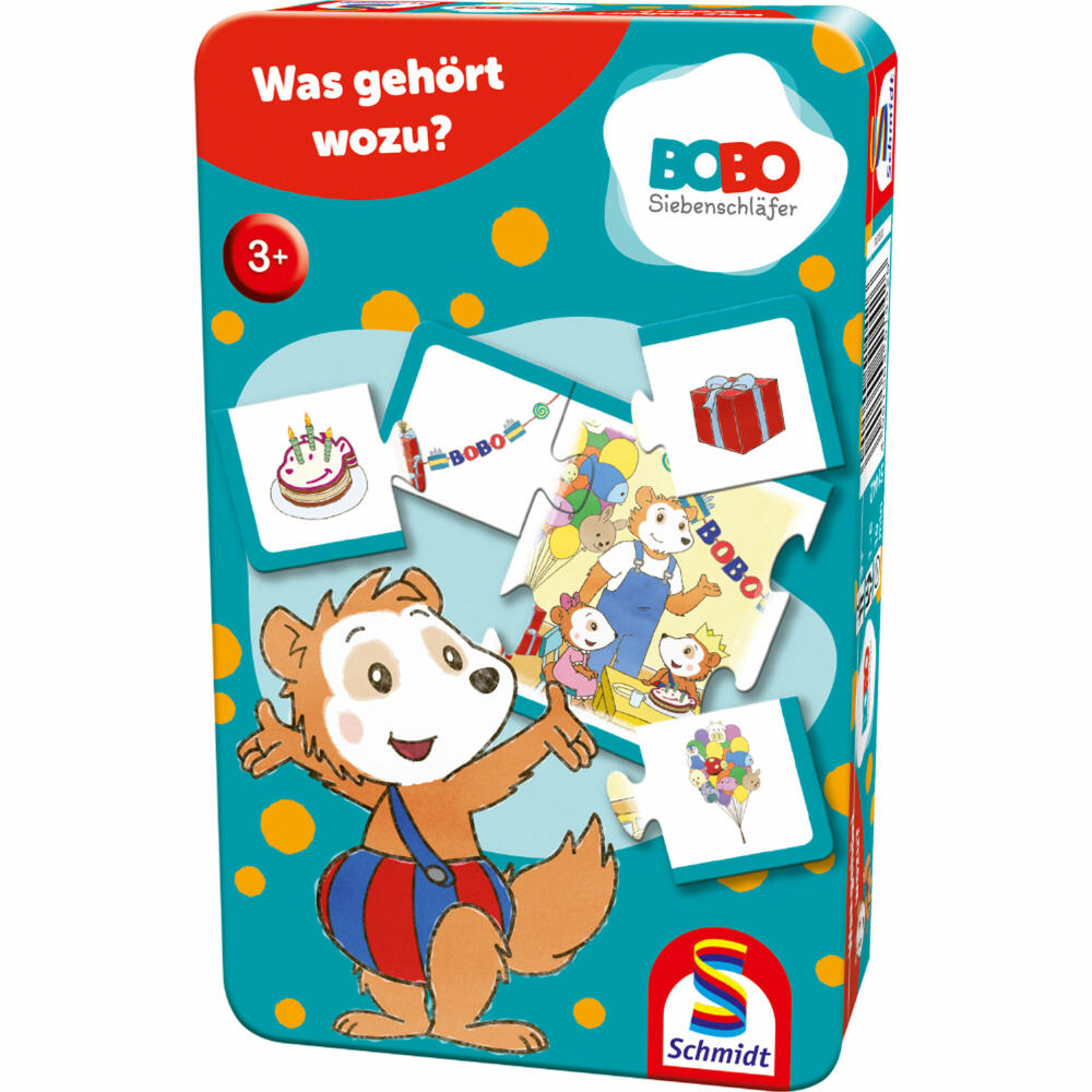Schmidt Spiele Bobo Siebenschläfer What's included?, Bring-Me-Along Game, Children's Game, Travel Game, 51442