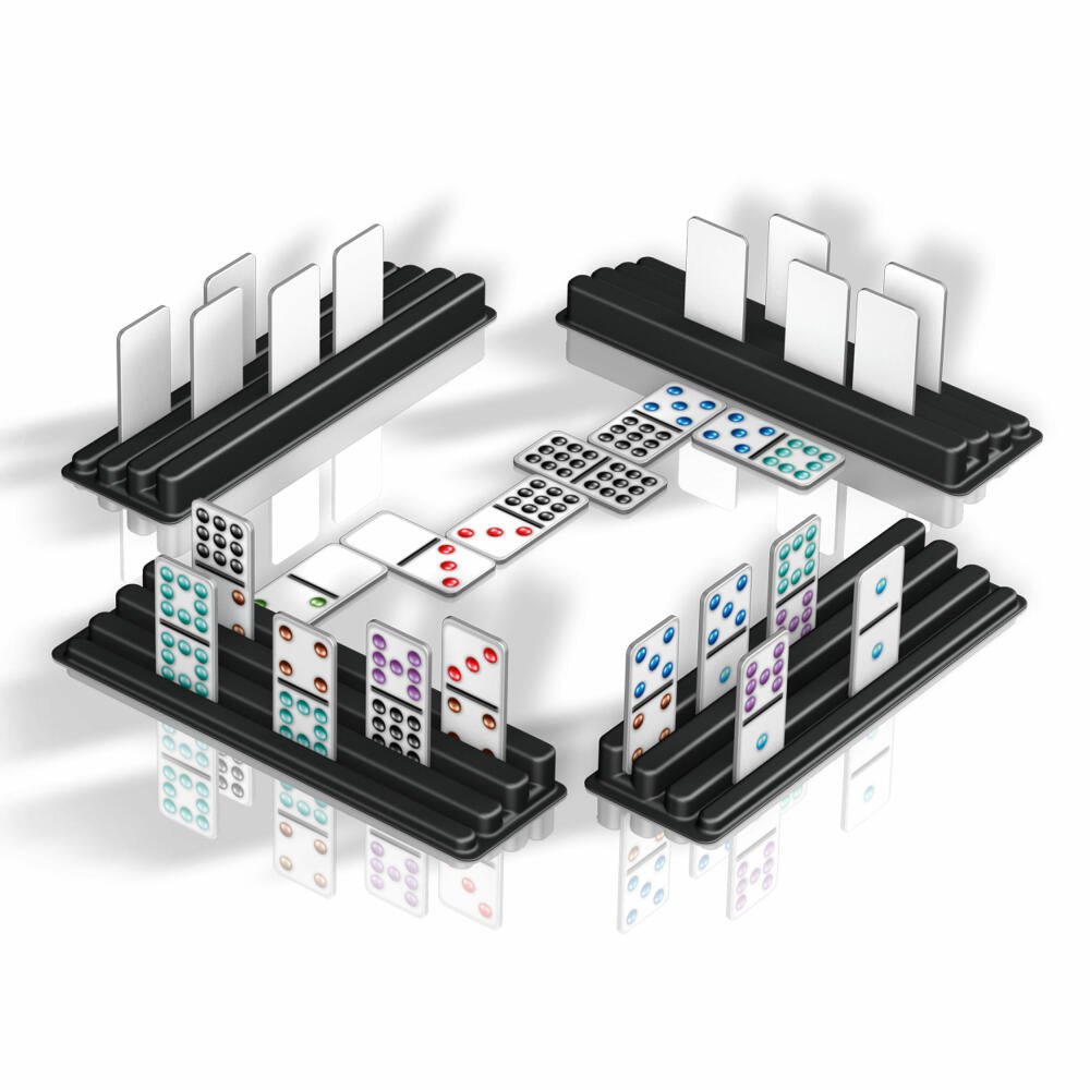Schmidt Spiele Bring-Mich-Mit-Spiel Domino, Familienspiel, Legespiel, Reisespiel, Familien Spiel, ab 6 Jahre, 51435