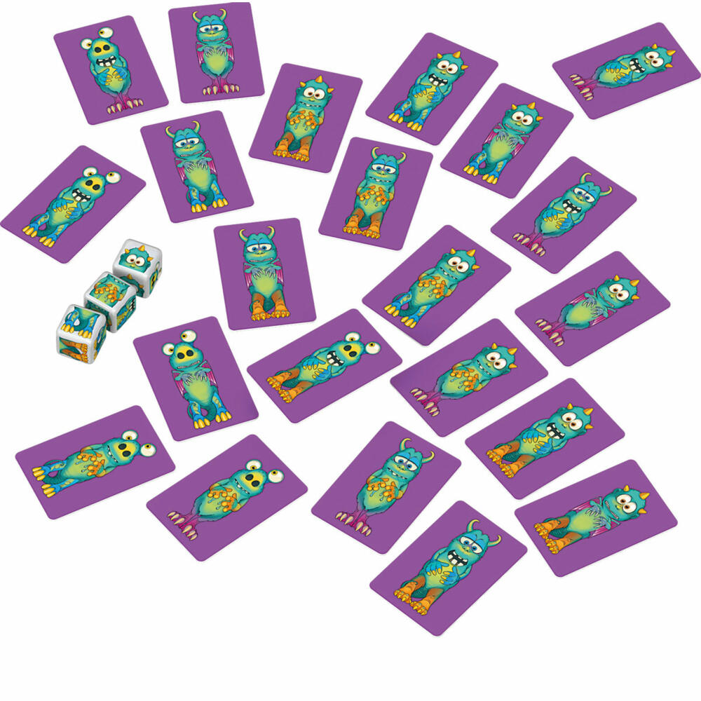 Schmidt Spiele Monsterjäger, Bring-Mich-Mit Spiel, Kinderspiel, Reisespiel, Kinder, 51443