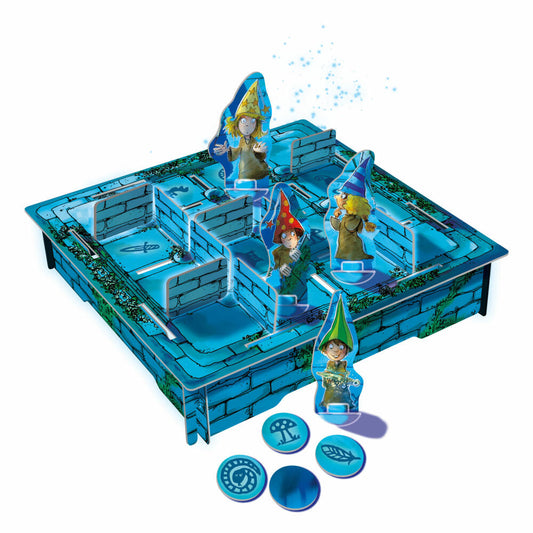 Drei Magier Spiele D. Baumann Das magische Labyrinth, Brettspiel, Gesellschaftsspiel, Für 2 Spieler, Ab 5 Jahren, 51401