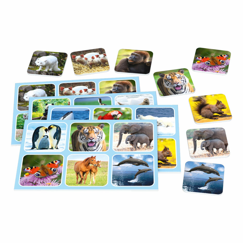 Schmidt Spiele Bring-Me-With-Game Zoo Lotto, children's game, family game, travel game, children's game, from 3 years, 51433