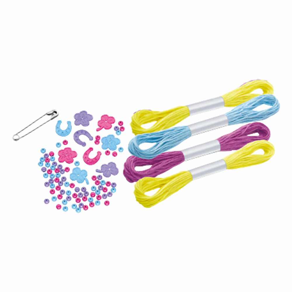 Schmidt Spiele Bibi & Tina Friendship Bracelets, Braiding Set, Board Game, For 1 Player, Ages 5 and Up, 51404