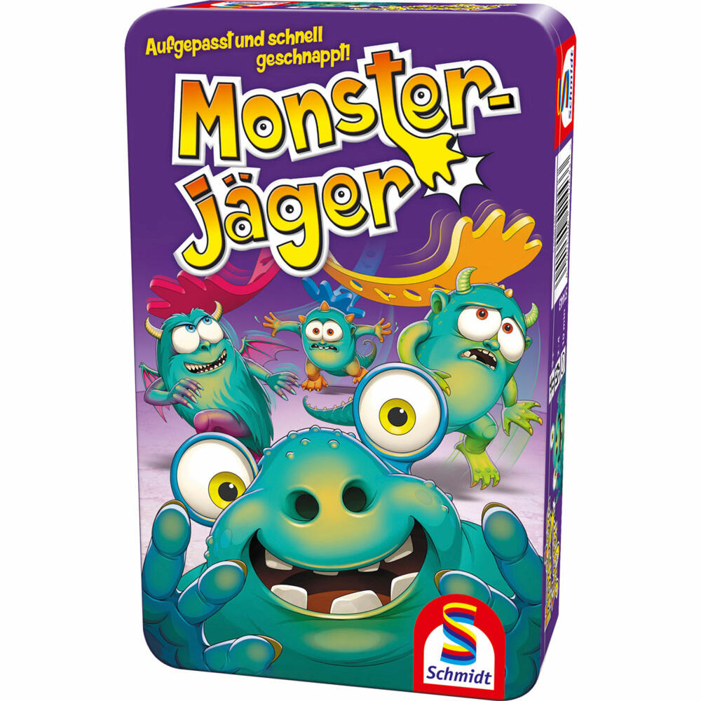 Schmidt Spiele Monster Hunter, Bring-Me-Along Game, Children's Game, Travel Game, Children, 51443
