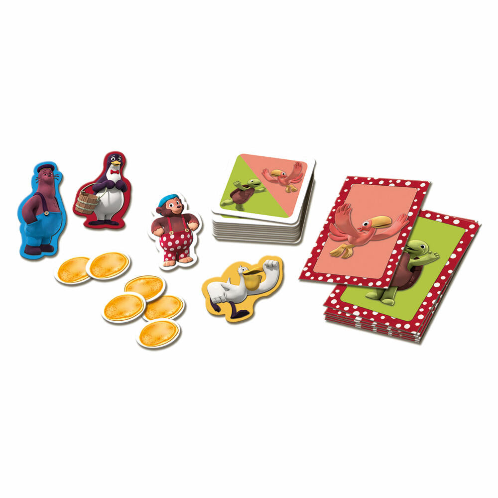 Schmidt Spiele Petzi and his friends, card game, travel game, board game, game, 2 to 4 players, 51419