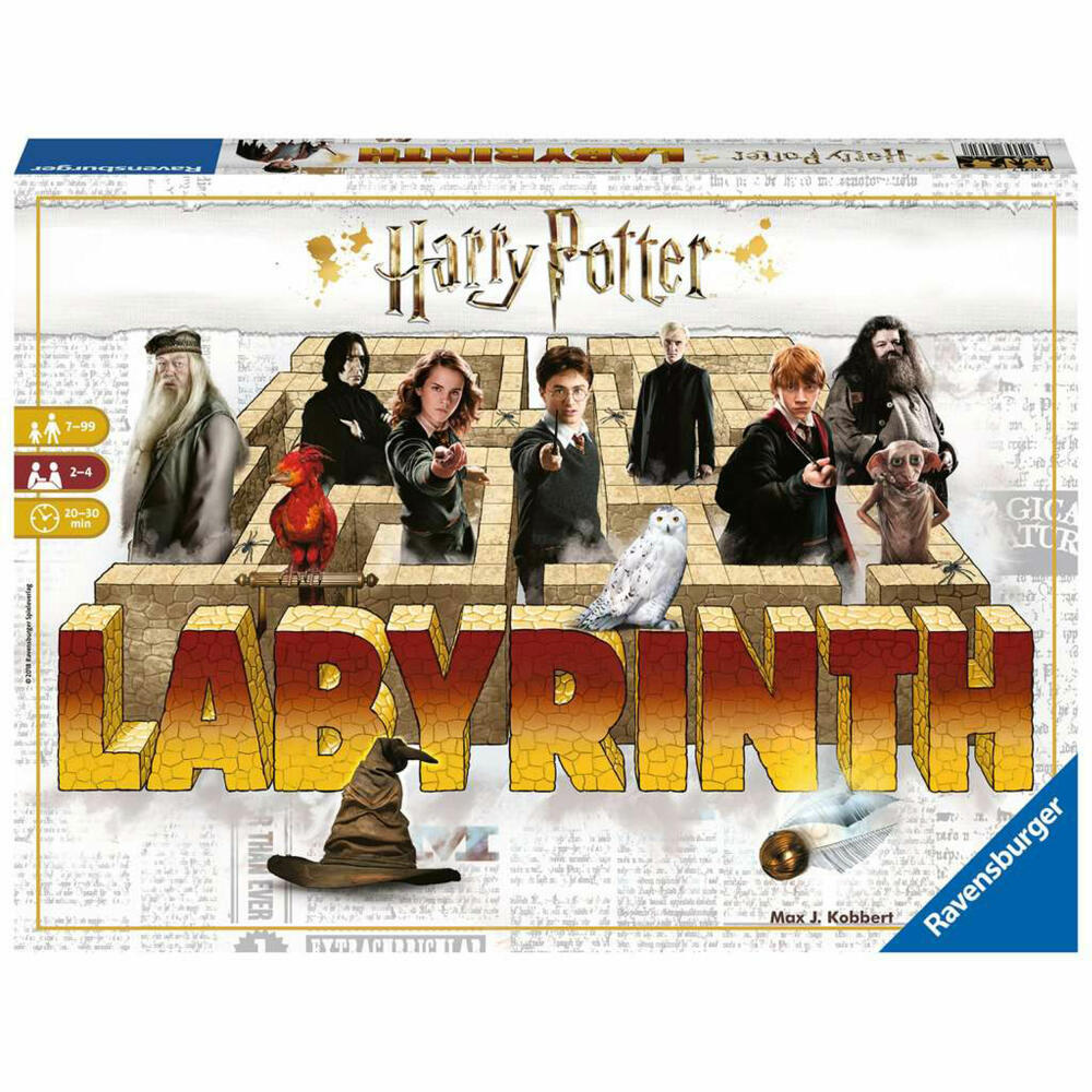 Ravensburger Spiel Harry Potter Labyrinth, für Kinder ab 7 Jahren, 26031