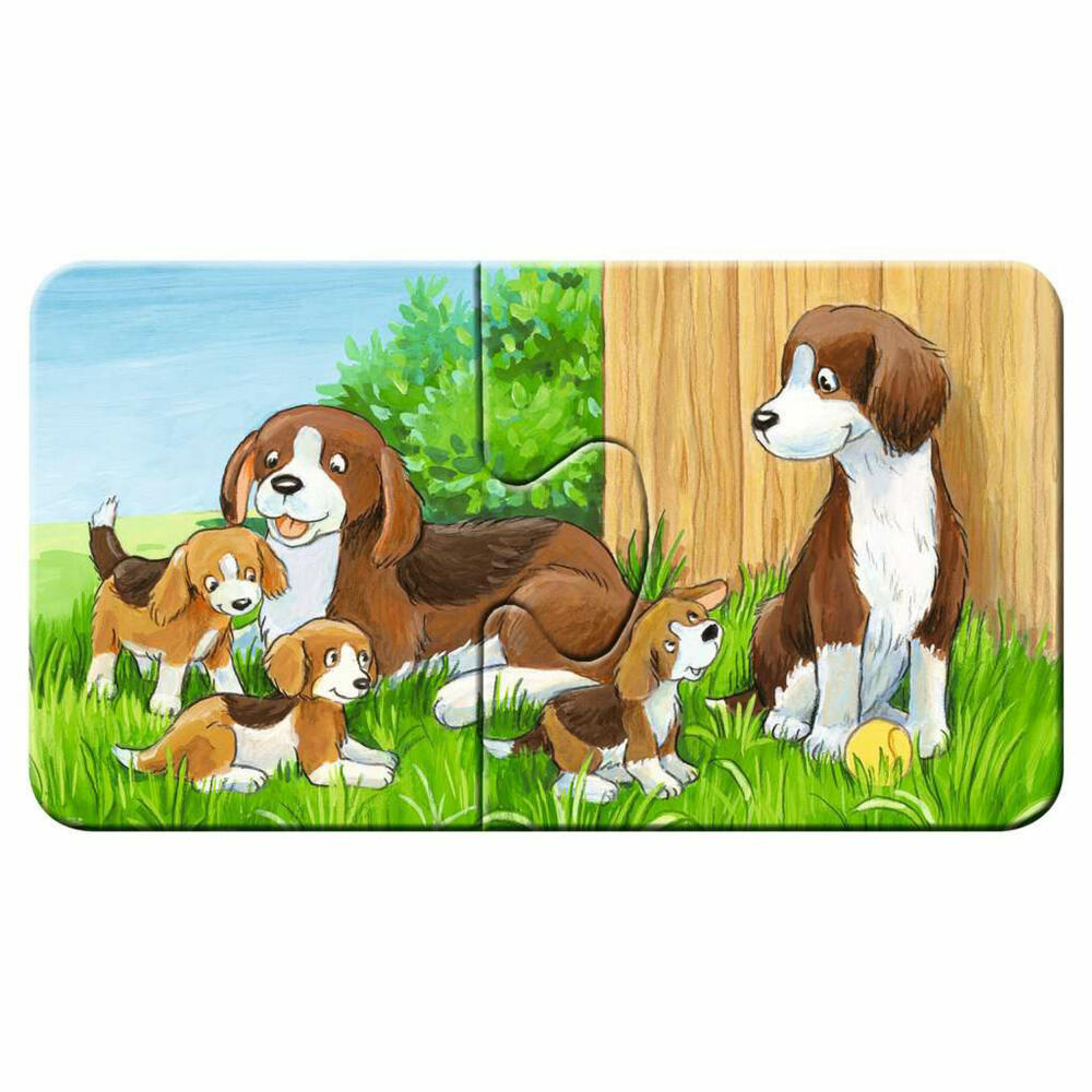 Ravensburger Children's Puzzle Animal Families on the Farm, Puzzle, 9x2 Pieces, 05072