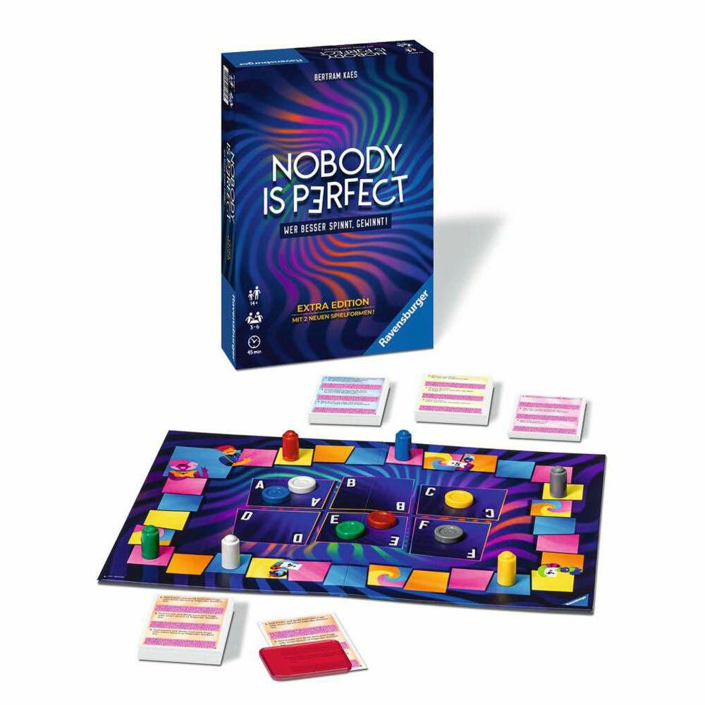 Ravensburger Spiel Nobody is Perfect Extra Edition, für Kinder ab 14 Jahren, 26846