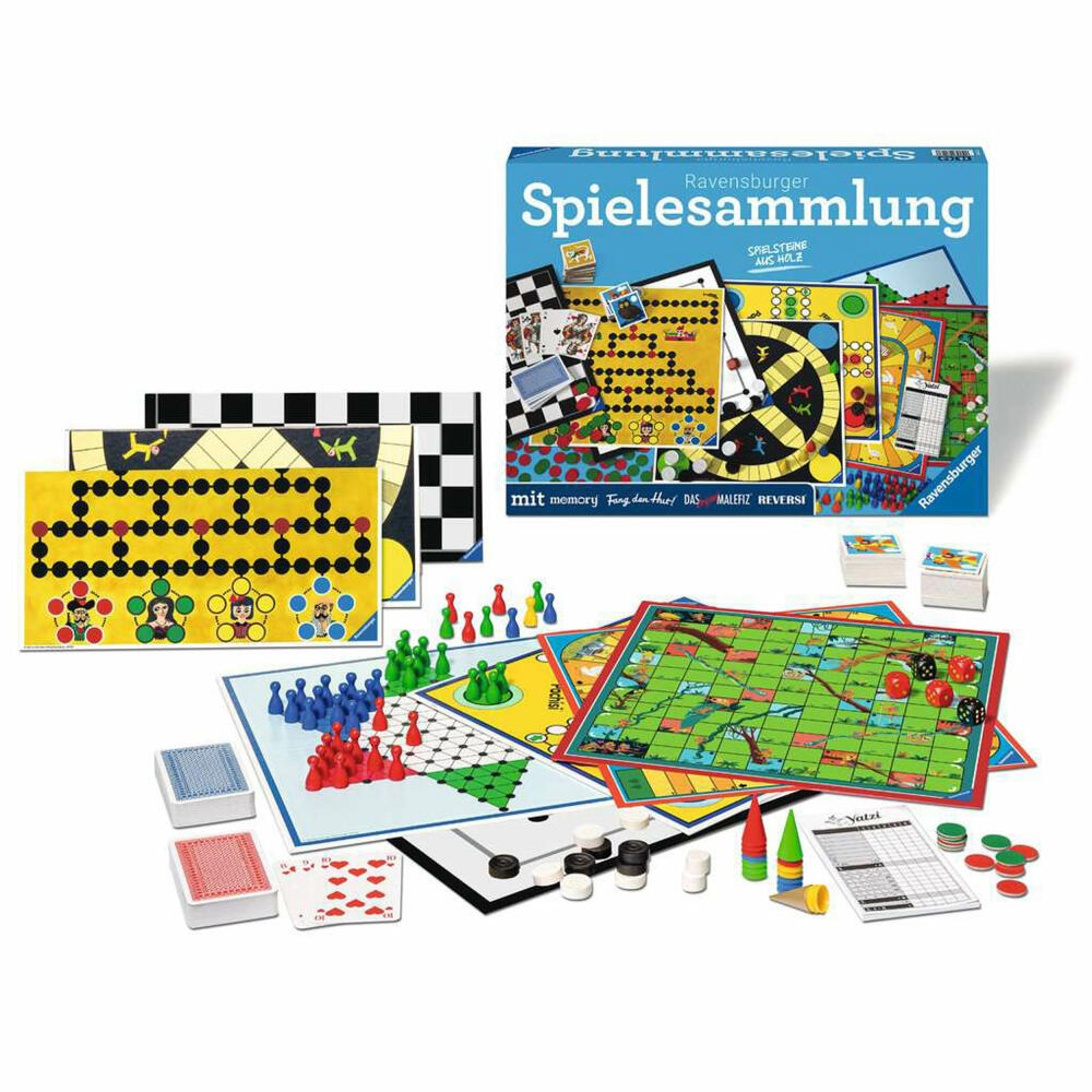 Ravensburger Games Collection Family Games, for children from 4 years, 27293