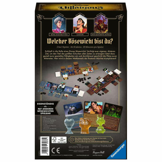Ravensburger Spiel Disney Villainous, für Kinder ab 10 Jahren, 27077