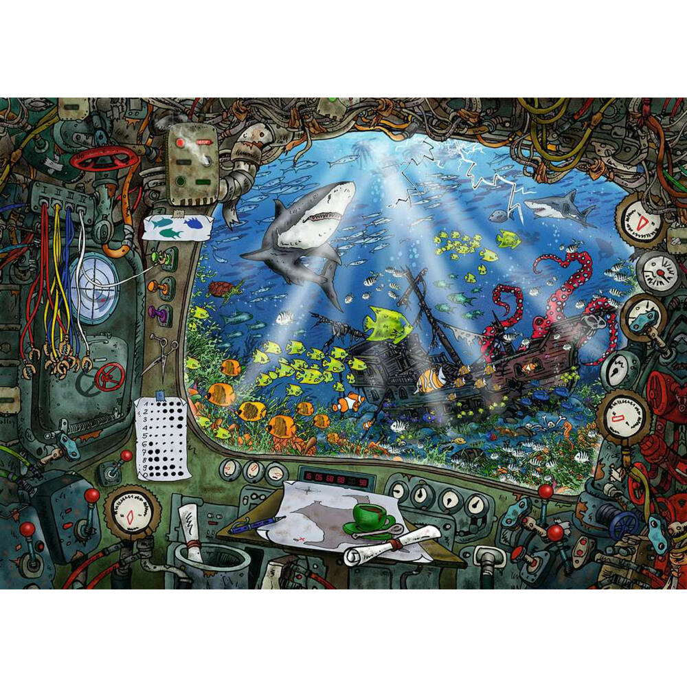 Ravensburger Puzzle Im U-Boot, Erwachsenenpuzzle, 759 Teile, 19953
