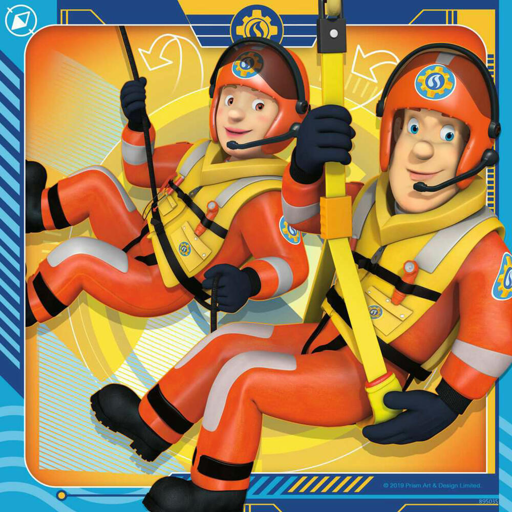 Ravensburger children's puzzle Our Hero Sam, Puzzle, 3x49 pieces, 05077