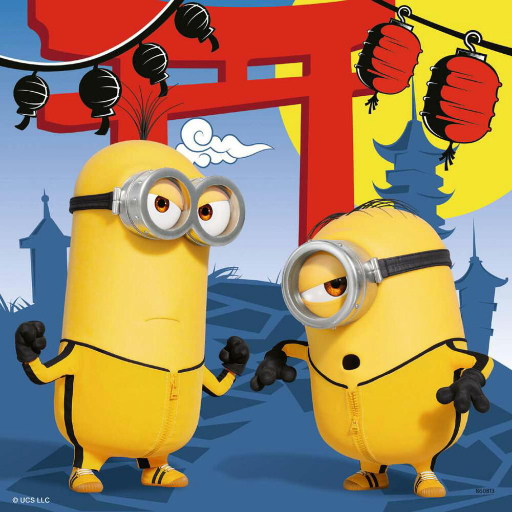 Ravensburger Children's Puzzle Funny Minions, Puzzle, 3x49 pieces, 05082