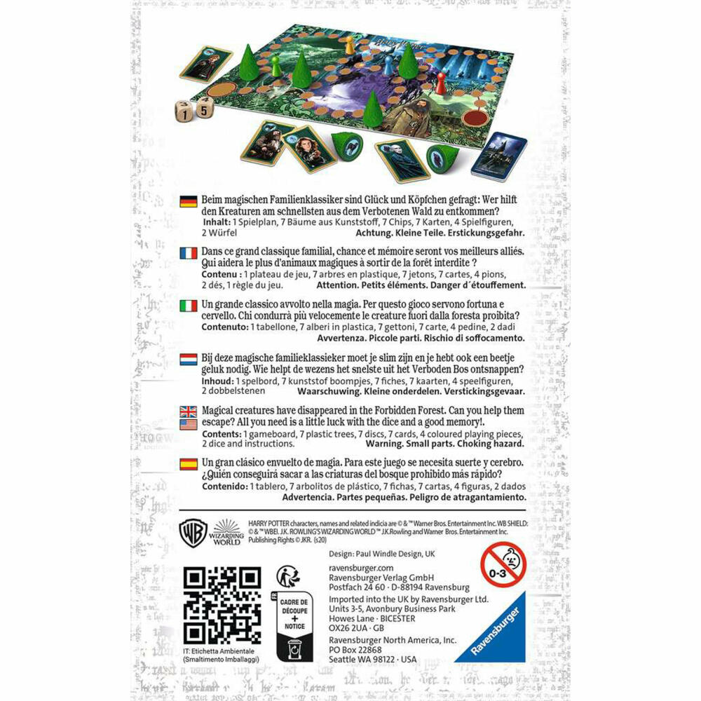 Ravensburger Reisespiel Harry Potter Sagaland, für Kinder ab 6 Jahren, 20575