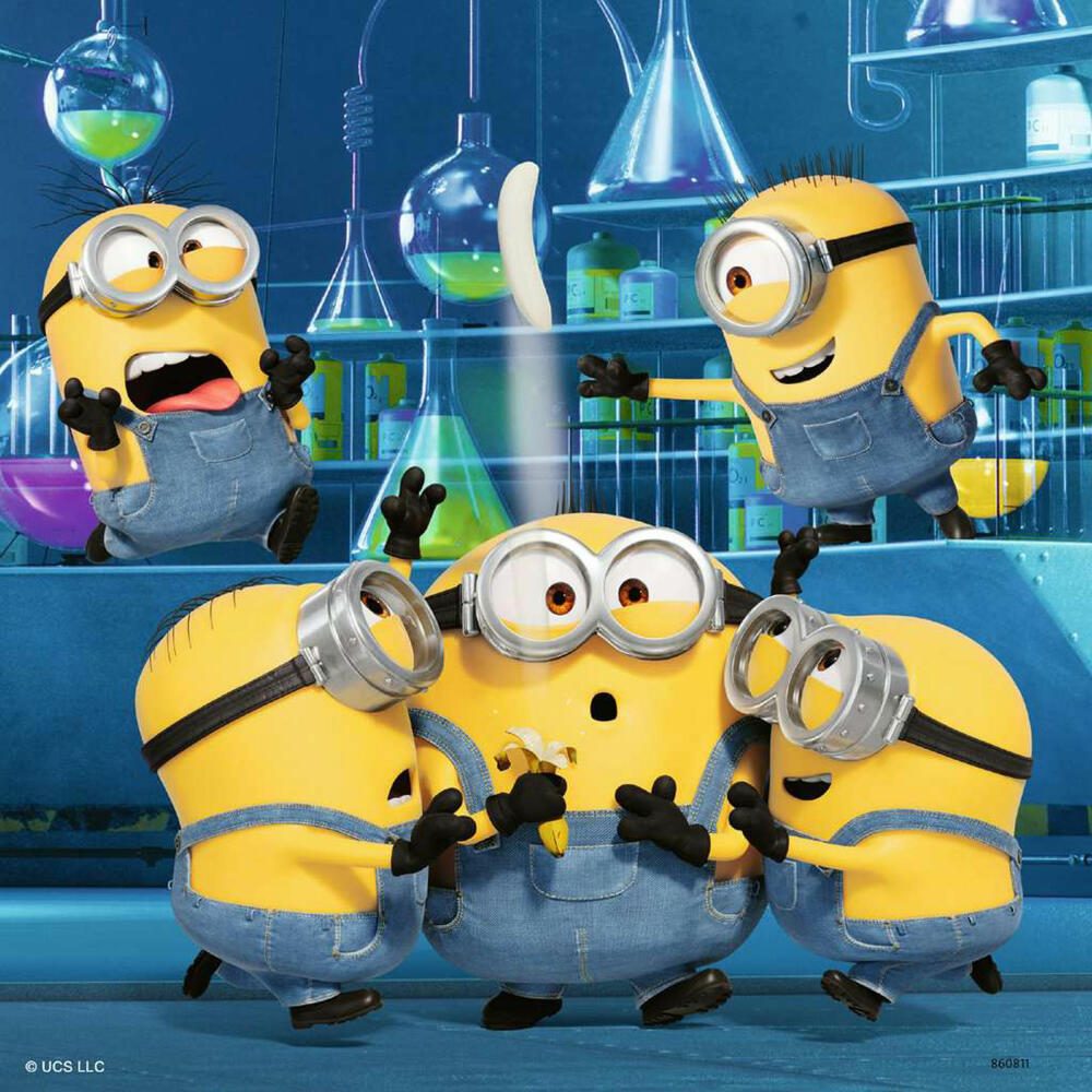 Ravensburger Children's Puzzle Funny Minions, Puzzle, 3x49 pieces, 05082