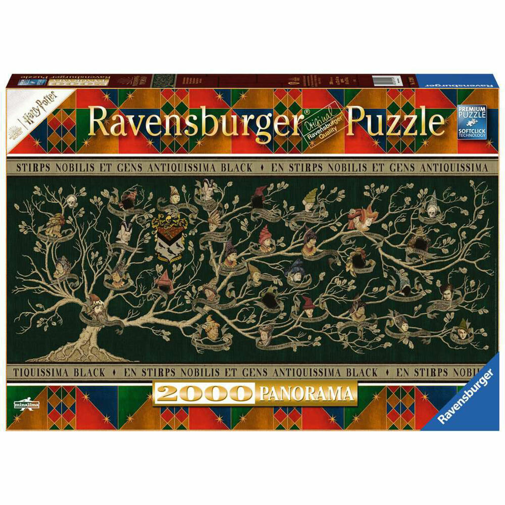 Ravensburger Puzzle Familienstammbaum, Erwachsenenpuzzle, 2000 Teile, 17299