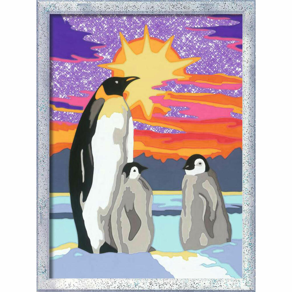 Ravensburger Malen nach Zahlen Pinguinliebe, Mal-Set für Kinder, 20162
