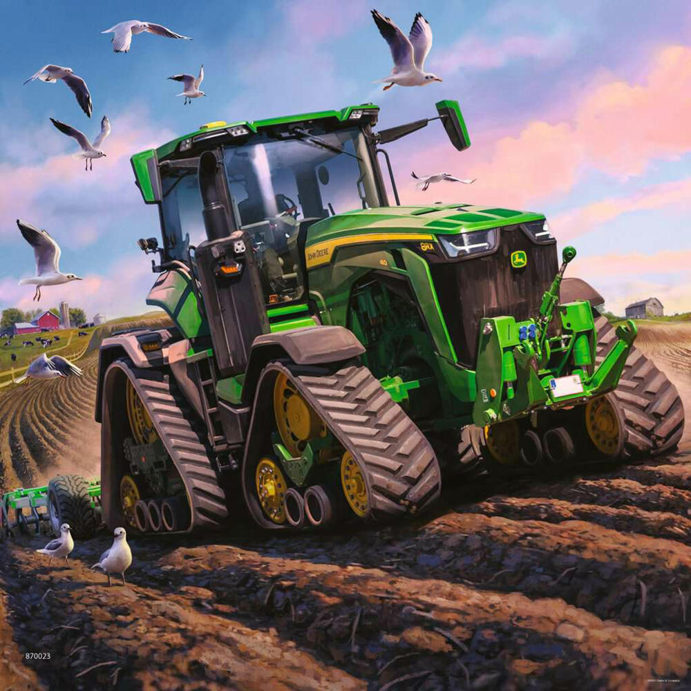 Ravensburger Kinderpuzzle John Deere in Aktion, Puzzle, 3x49 Teile, 05173