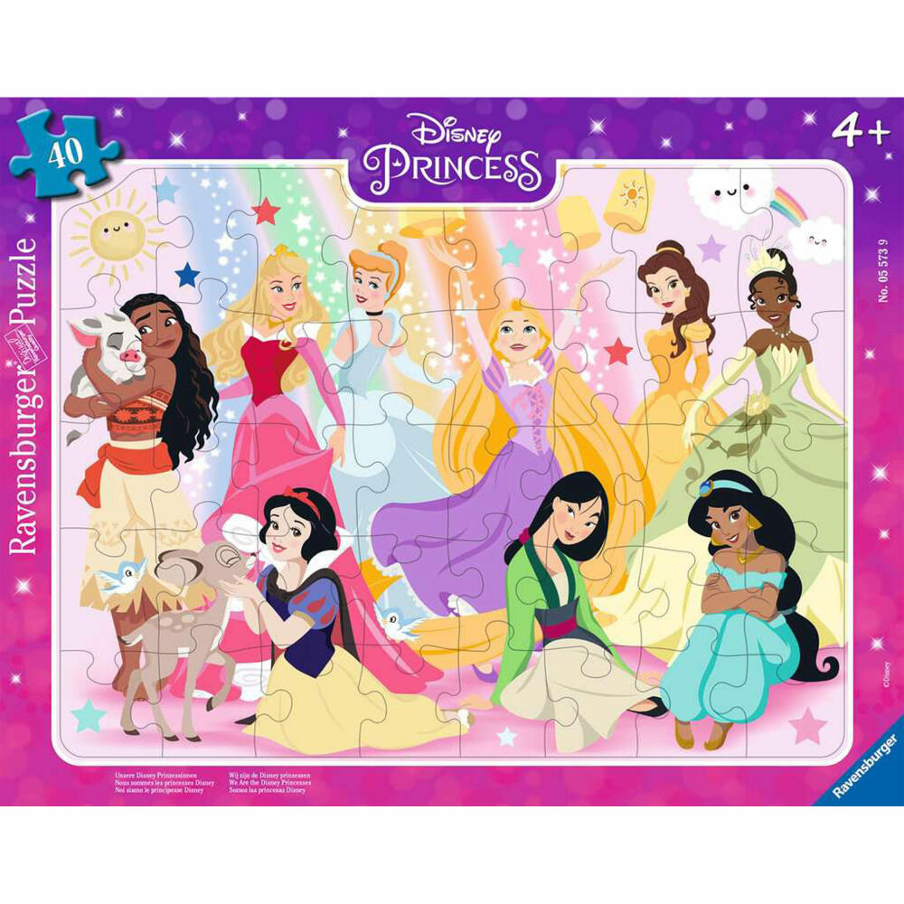 Ravensburger Children's Puzzle Our Disney Princesses, Puzzle, 40 pieces, 05573