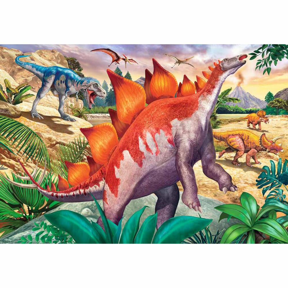 Ravensburger Children's Puzzle Wild Prehistoric Animals, Puzzle, 2x24 pieces, 05179
