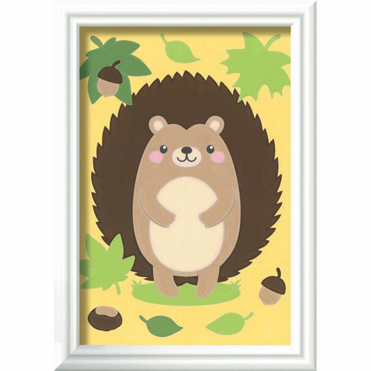 Ravensburger Malen nach Zahlen Kleiner Igel, Mal-Set für Kinder, 20157