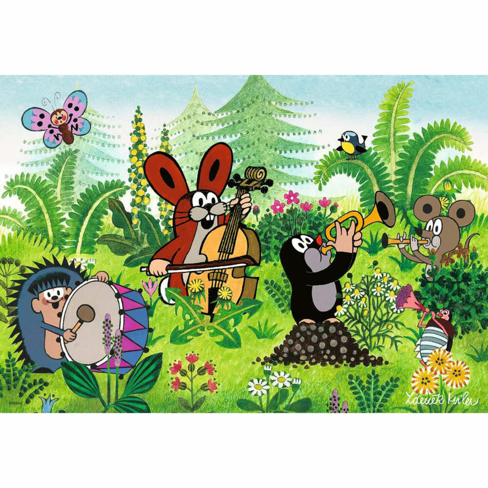 Ravensburger Kinderpuzzle Gartenparty mit Freunden, Puzzle, 2x12 Teile, 05090