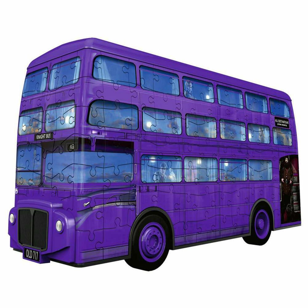 Ravensburger 3D Puzzle Harry Potter Knight Bus, three-dimensional puzzle, 216 pieces, 11158