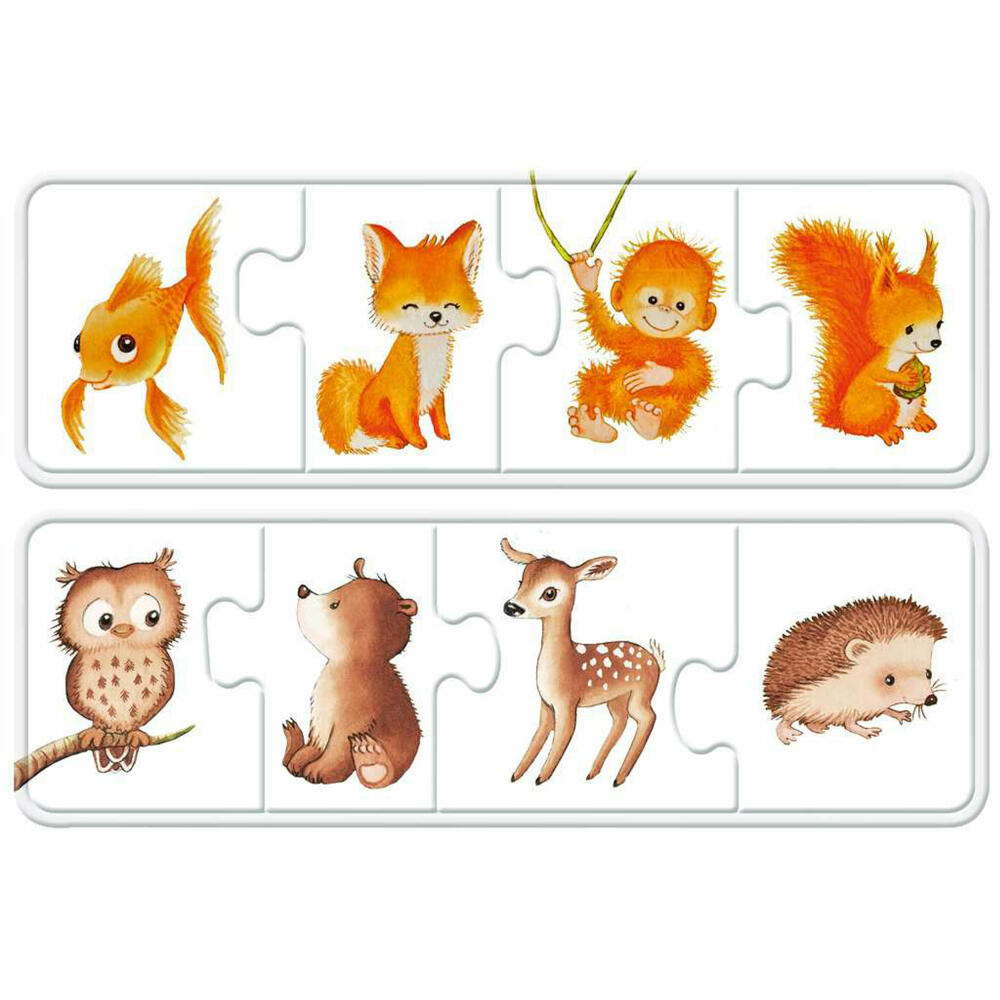 Ravensburger Kinderpuzzle Meine liebsten Tierkinder, Puzzle, 6x4 Teile, 03006