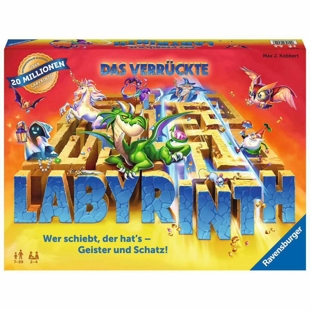 Ravensburger game The Crazy Labyrinth, for children from 7 years, 26955