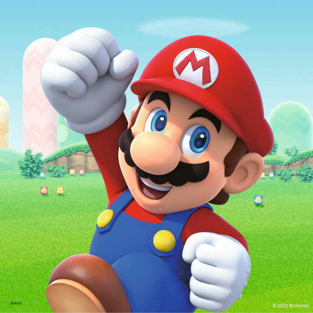 Ravensburger children's puzzle Super Mario, puzzle, 3x49 pieces, 05186