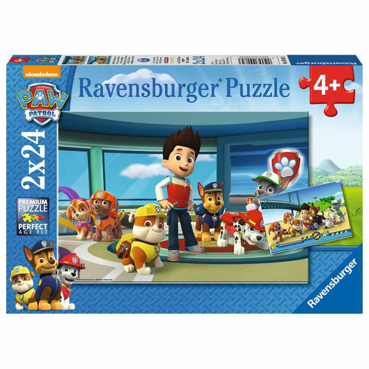 Ravensburger Kinderpuzzle Hilfsbereite Spürnasen, Puzzle, 2x24 Teile, 09085