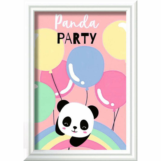 Ravensburger Malen nach Zahlen Panda Party, Mal-Set für Kinder, 20056