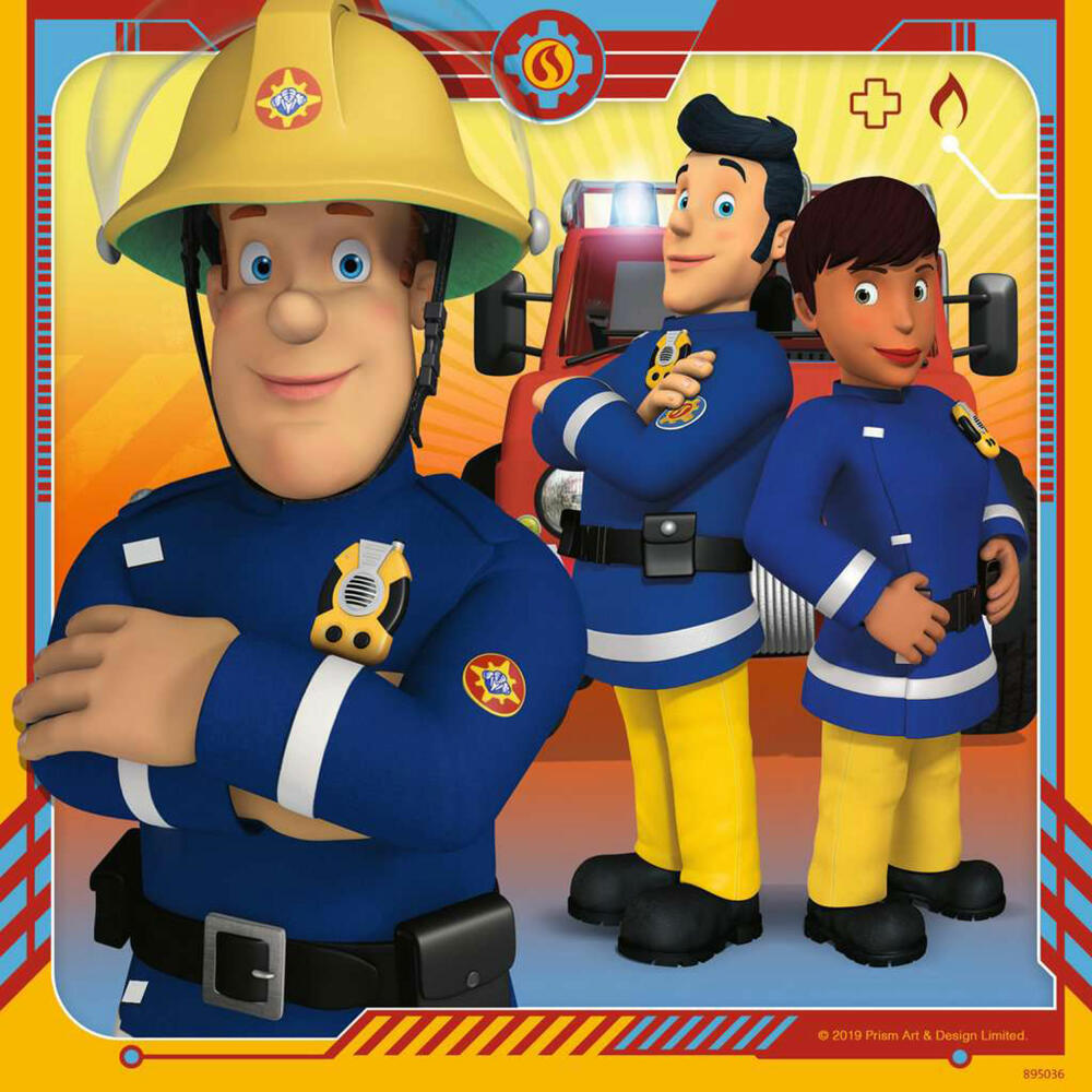 Ravensburger children's puzzle Our Hero Sam, Puzzle, 3x49 pieces, 05077