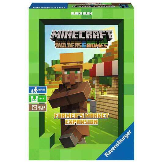 Ravensburger Game Expansion Minecraft Builders & Biomes Farmers Market, 26869