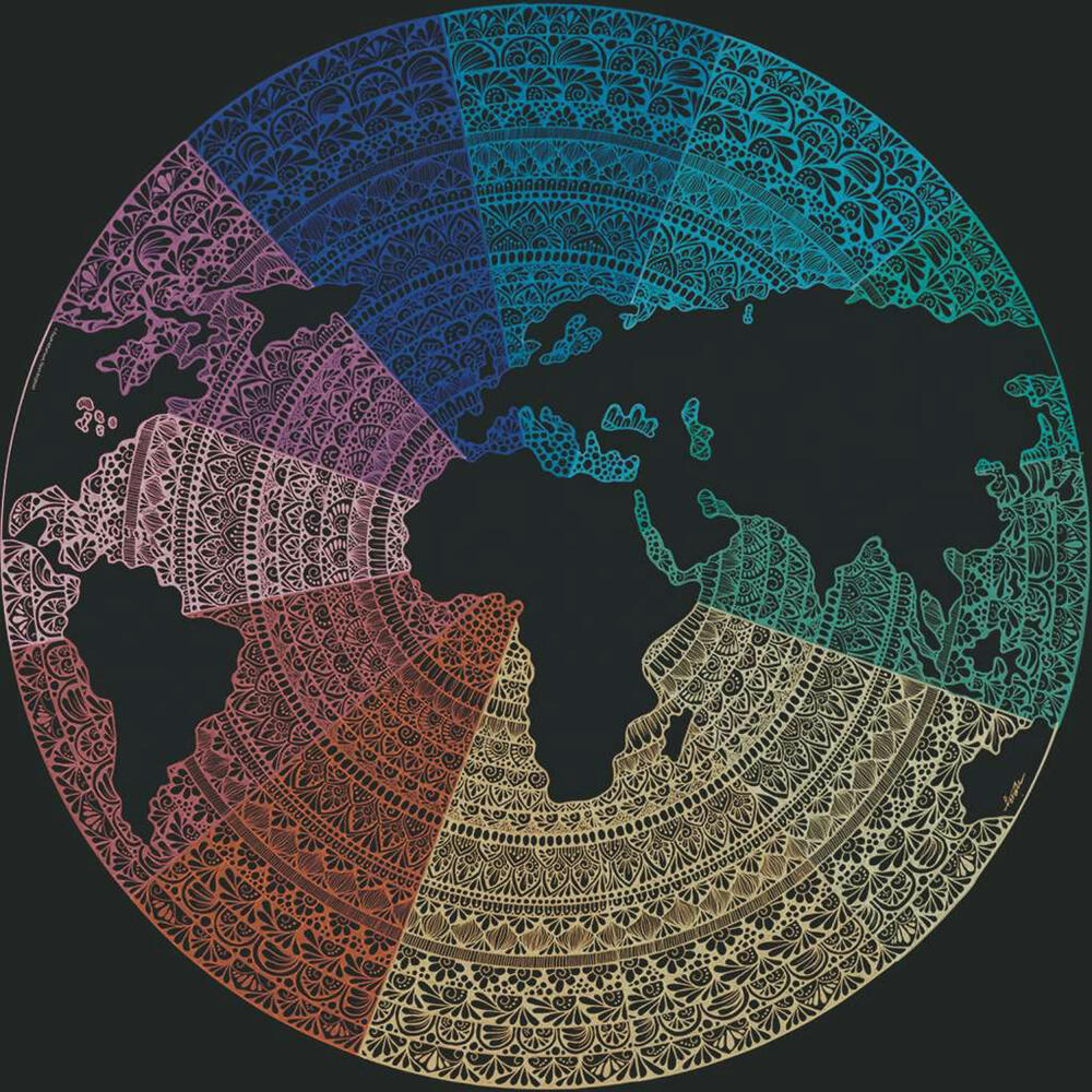 Ravensburger Puzzle Circle of Colors - Mandala, Erwachsenenpuzzle, 500 Teile, 17168