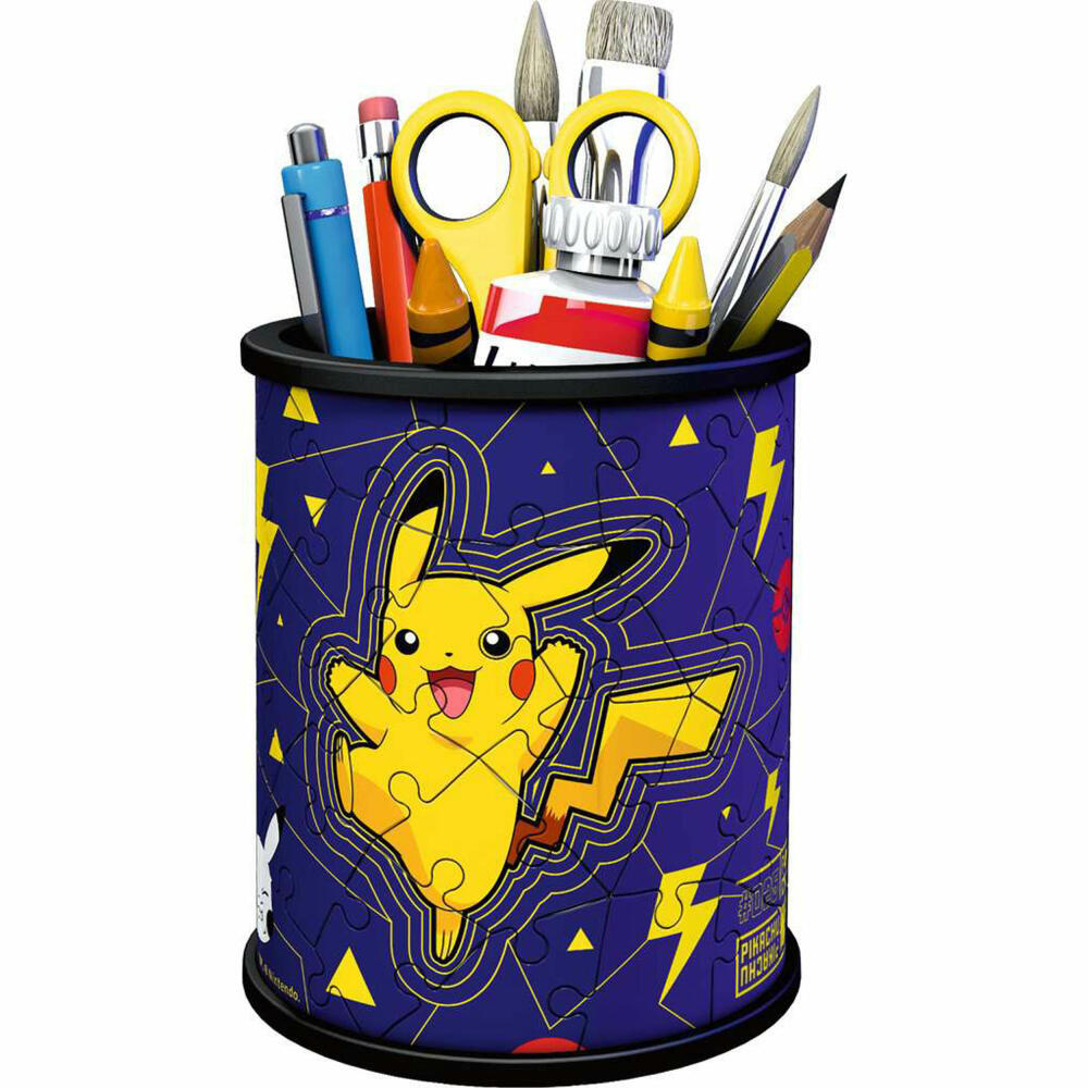 Ravensburger 3D Puzzle Utensilo - Pokémon, three-dimensional puzzle, 54 pieces, 11257