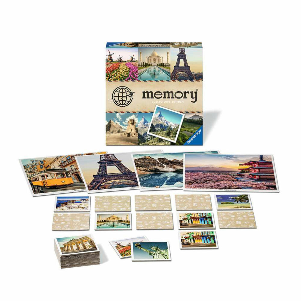Ravensburger Spiel Collectors memory Schönste Reiseziele, für Kinder ab 6 Jahren, 27379