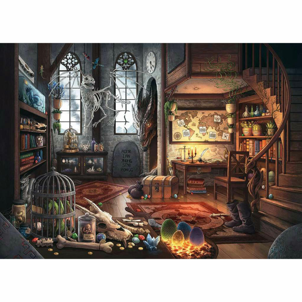 Ravensburger Puzzle In the Dragon Laboratory, Adult Puzzle, 759 Pieces, 19954