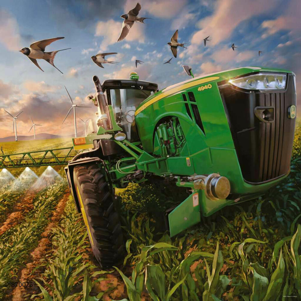 Ravensburger Kinderpuzzle John Deere in Aktion, Puzzle, 3x49 Teile, 05173