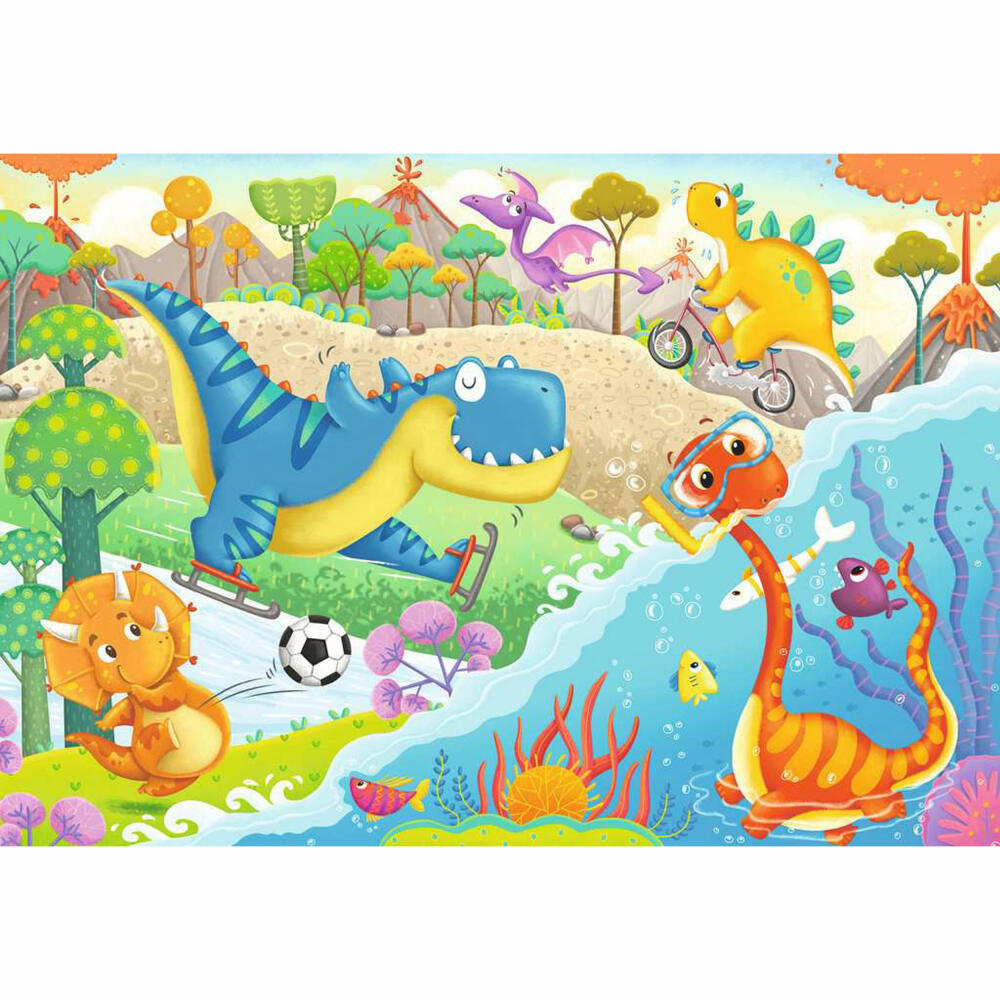Ravensburger Kinderpuzzle Lieblingsdinos, Puzzle, 2x12 Teile, 05246