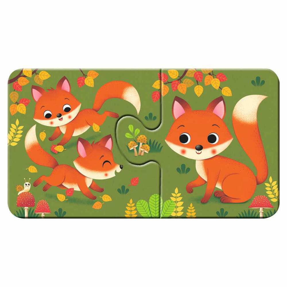 Ravensburger Children's Puzzle Animals and their Children, Puzzle, 9x2 pieces, 03123