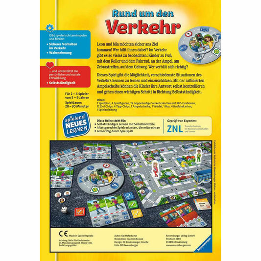 Ravensburger Lernspiel Rund um den Verkehr, für Kinder ab 5 Jahren, 24997