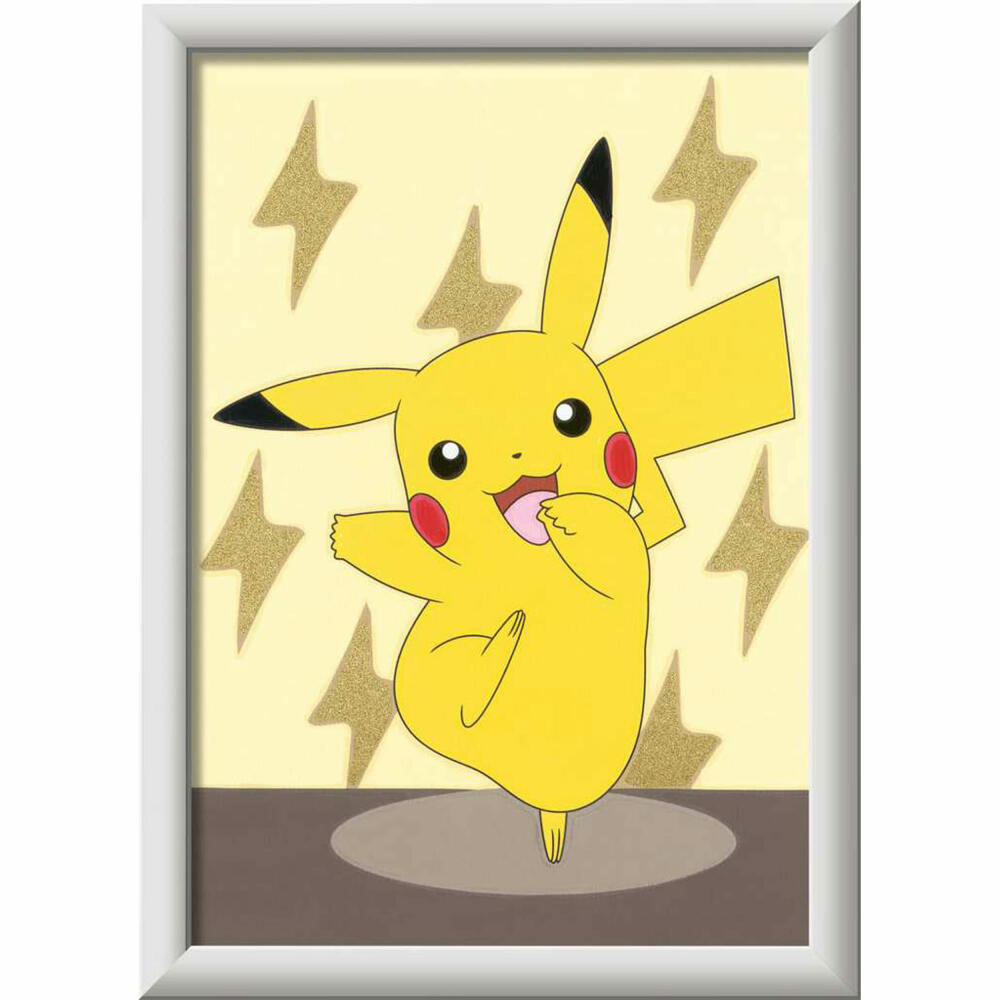 Ravensburger Malen nach Zahlen Pikachu, Mal-Set für Kinder, 20084