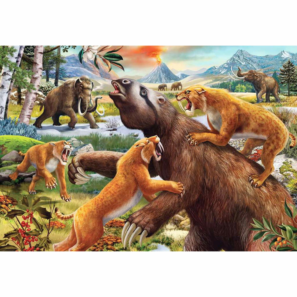 Ravensburger Children's Puzzle Wild Prehistoric Animals, Puzzle, 2x24 pieces, 05179